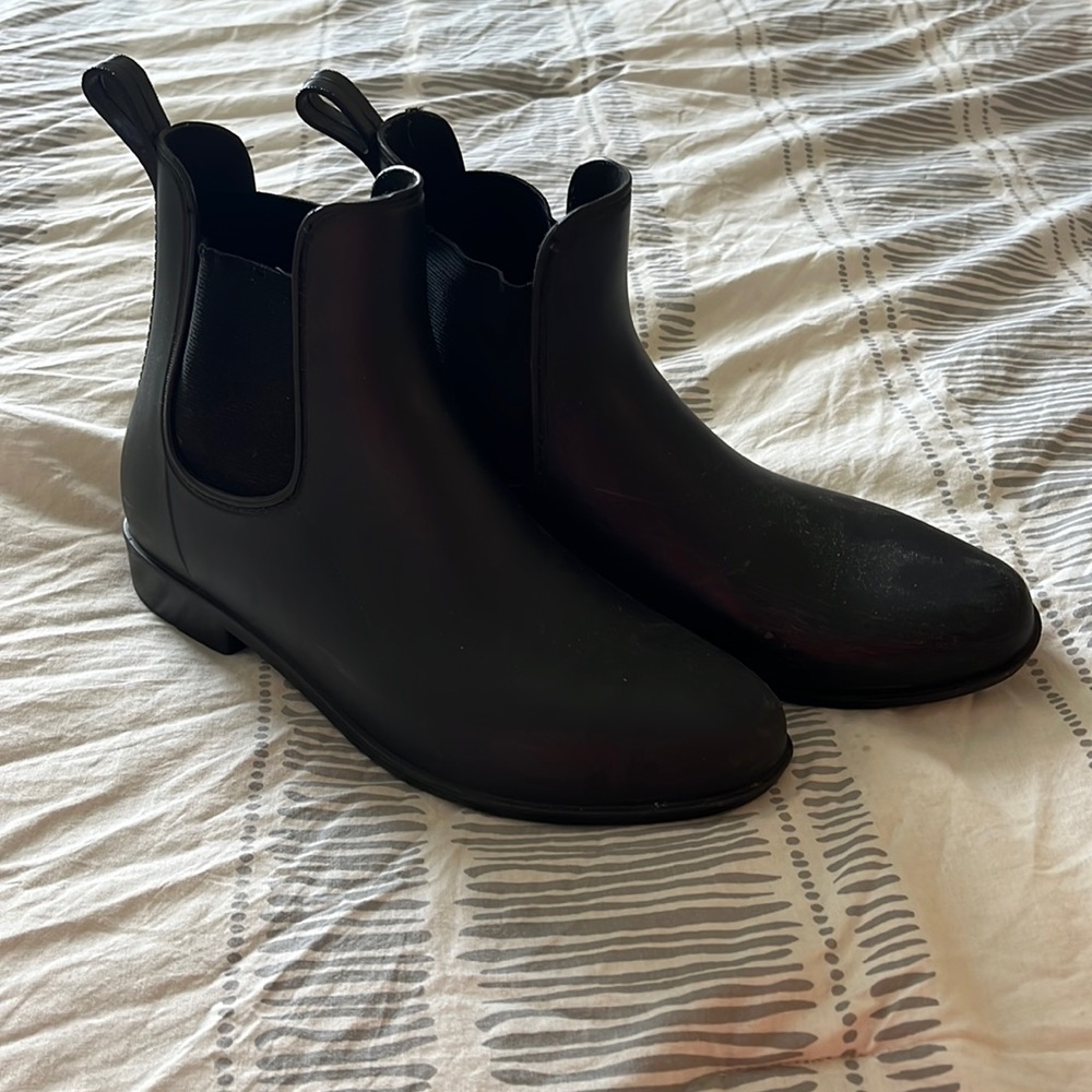 Target black Chelsea rain boots